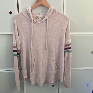 Pink Rose sweater jacket size large.